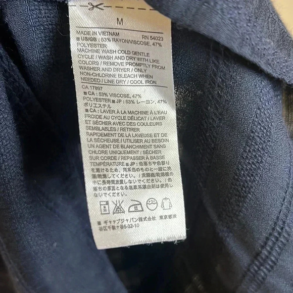 Banana Republic Navy Blue Blouse - Picture 6 of 6